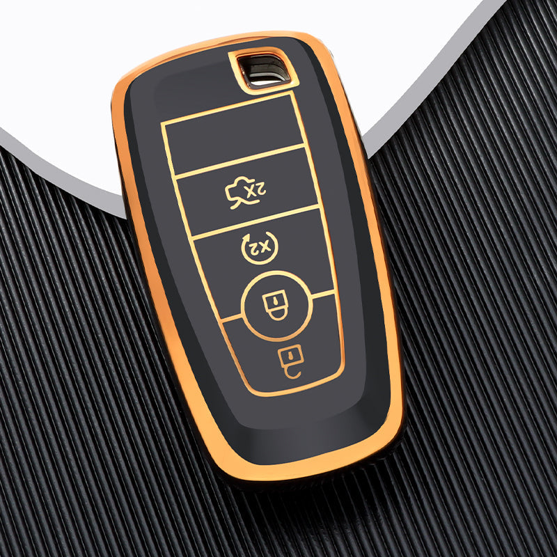 Case for Ford Edge, Fusion, Mustang, Explorer, F150, F250, F350, Ecosport (4 Buttons)