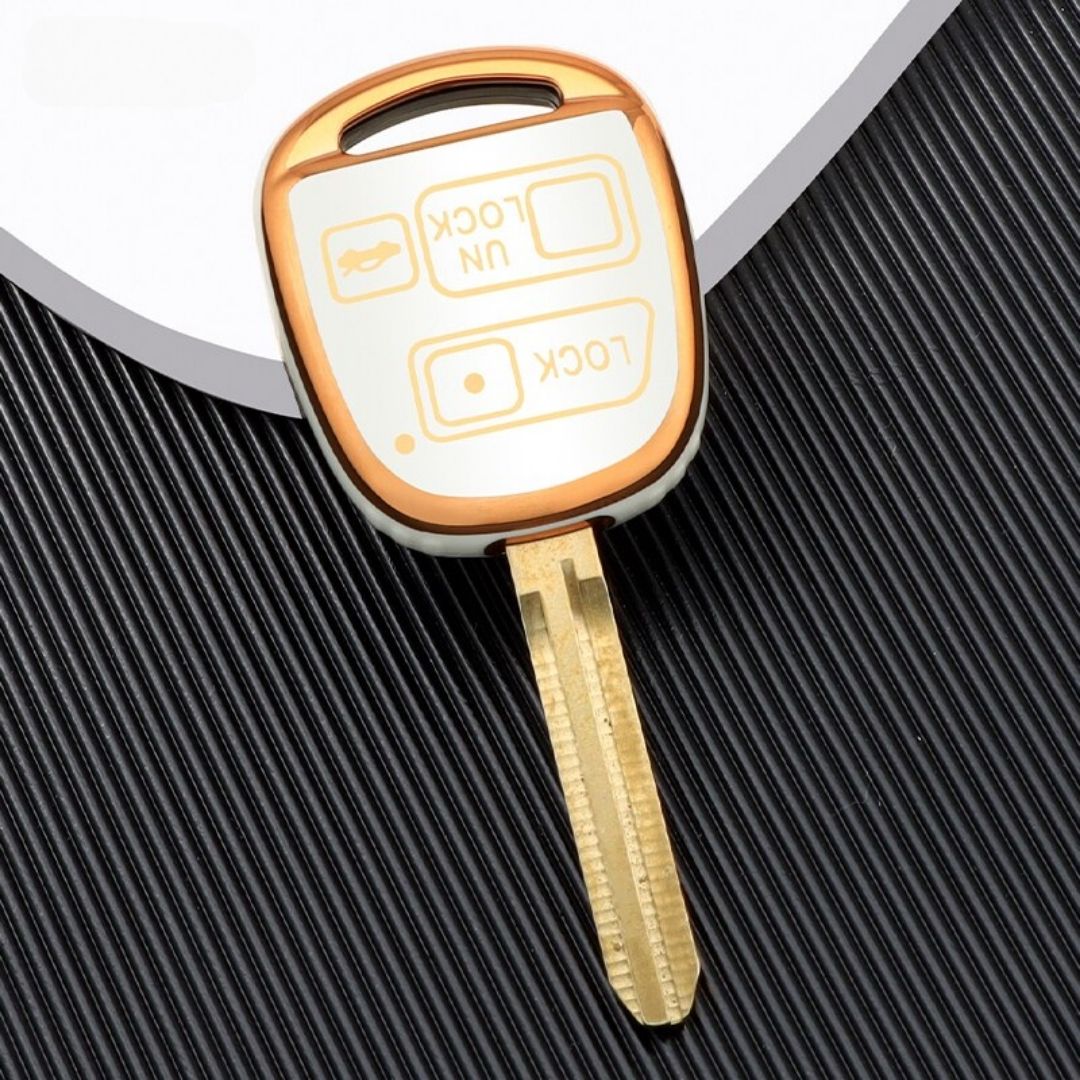 Case for Toyota Land Cruiser, YARIS, CAMRY, RAV4, Corolla, Prado, Tarago, Avensis FJ (3 buttons)