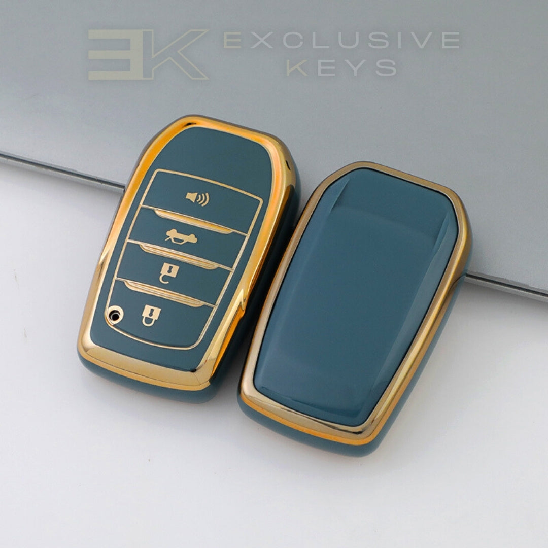 Toyota Smart Key Cover – 4 Buttons (Trunk + Alarm)