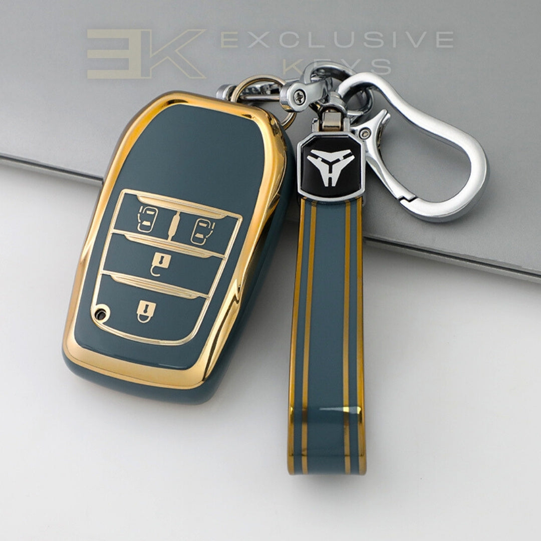 Toyota Smart Key Cover – 4 Buttons (Dual Sliding Doors)
