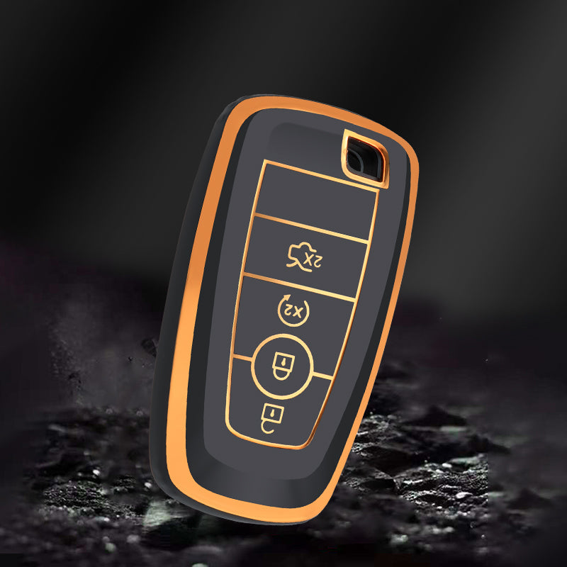 Case for Ford Edge, Fusion, Mustang, Explorer, F150, F250, F350, Ecosport (4 Buttons)