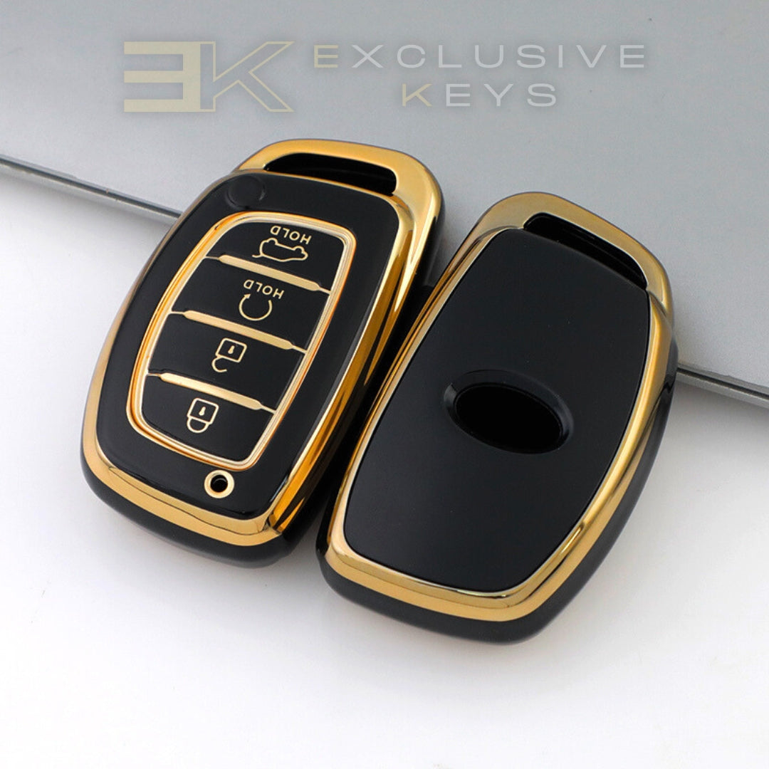 Hyundai Smart Key Cover – 4 Buttons (Remote Start + Trunk)