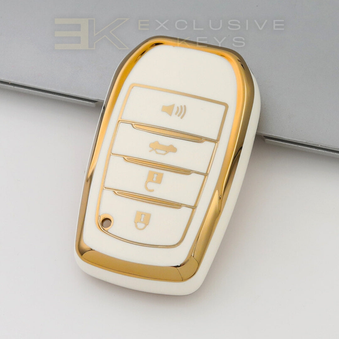 Toyota Smart Key Cover – 4 Buttons (Trunk + Alarm)