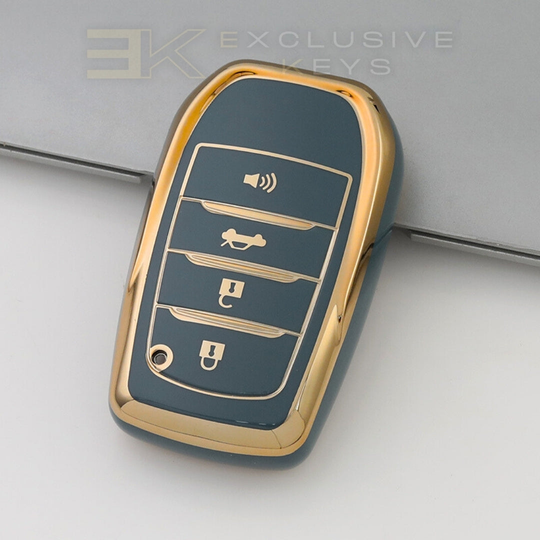 Toyota Smart Key Cover – 4 Buttons (Trunk + Alarm)