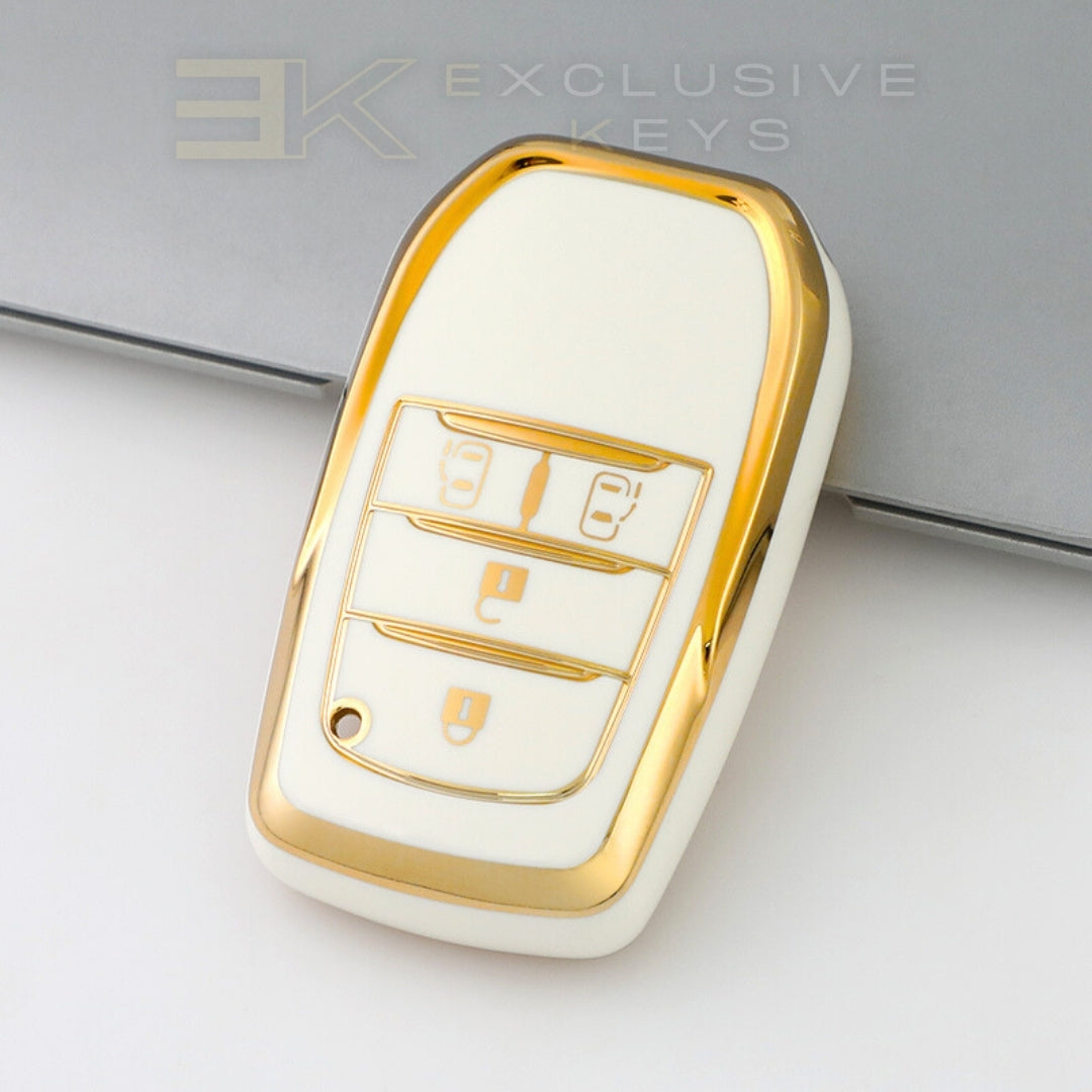 Toyota Smart Key Cover – 4 Buttons (Dual Sliding Doors)