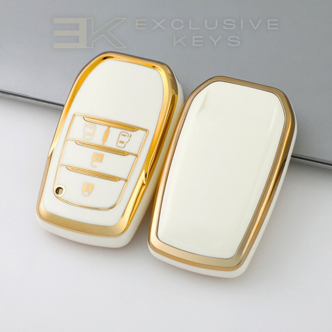 Toyota Smart Key Cover – 4 Buttons (Dual Sliding Doors)