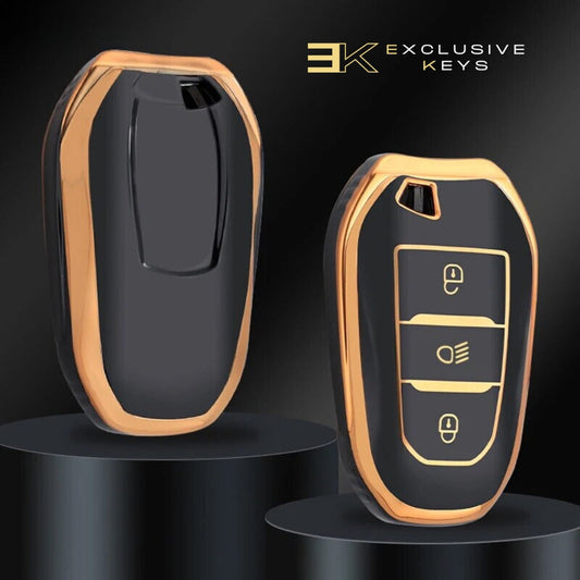 حافظة لسيارات سيتروين C1، C4، C6، C3-XR، بيكاسو، DS3، DS4 (زر الأضواء) 