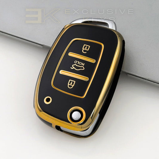 Hyundai Key Cover – 3 Buttons (Trunk HOLD – Middle Button)