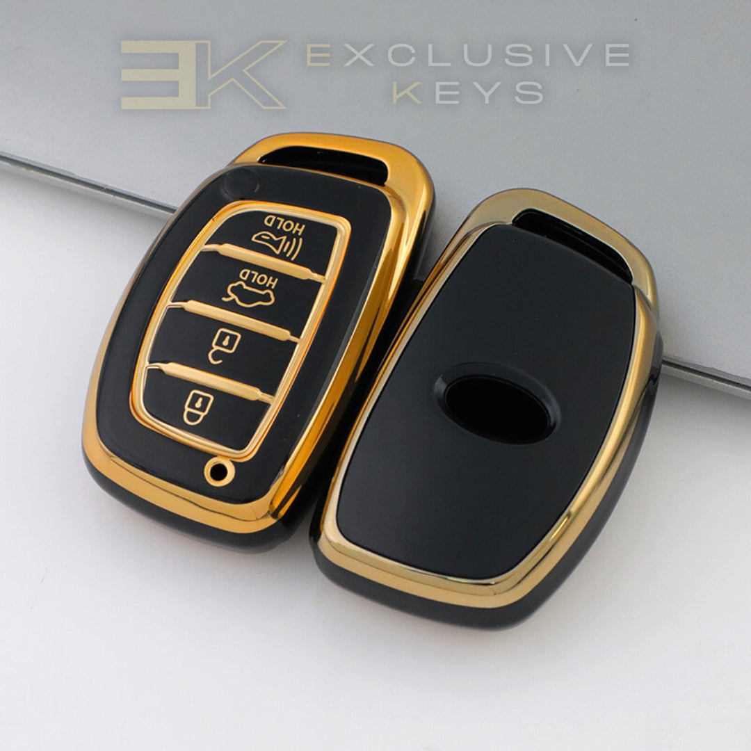 Hyundai Smart Key Cover – 4 Buttons (Trunk + Alarm)