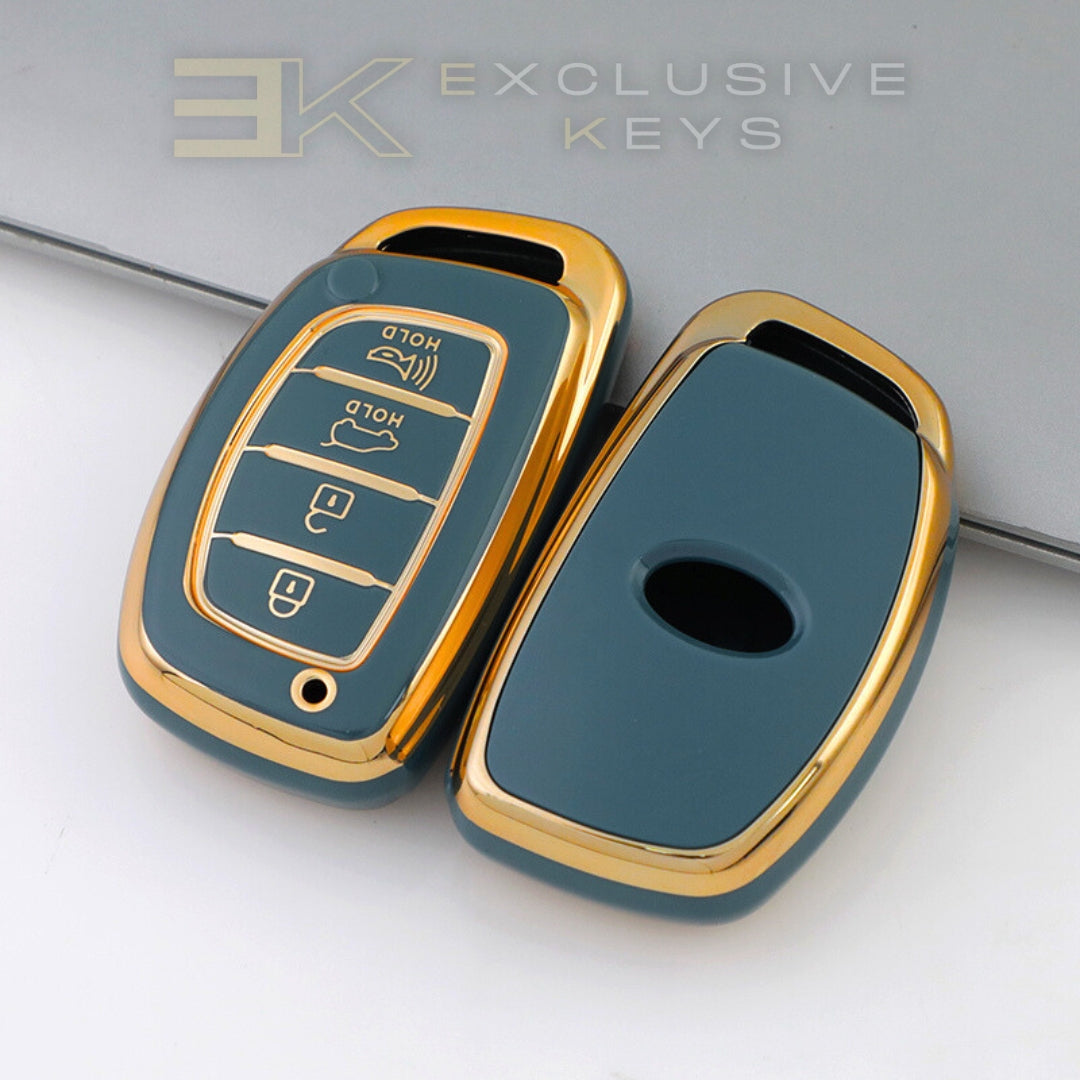 Hyundai Smart Key Cover – 4 Buttons (Trunk + Alarm)