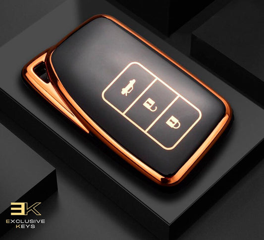 Case for Lexus NX, GS, RX, IS, ES, GX, LX, RC, 200, 250, 350, LS, 450H, 300H (3 Boutons)